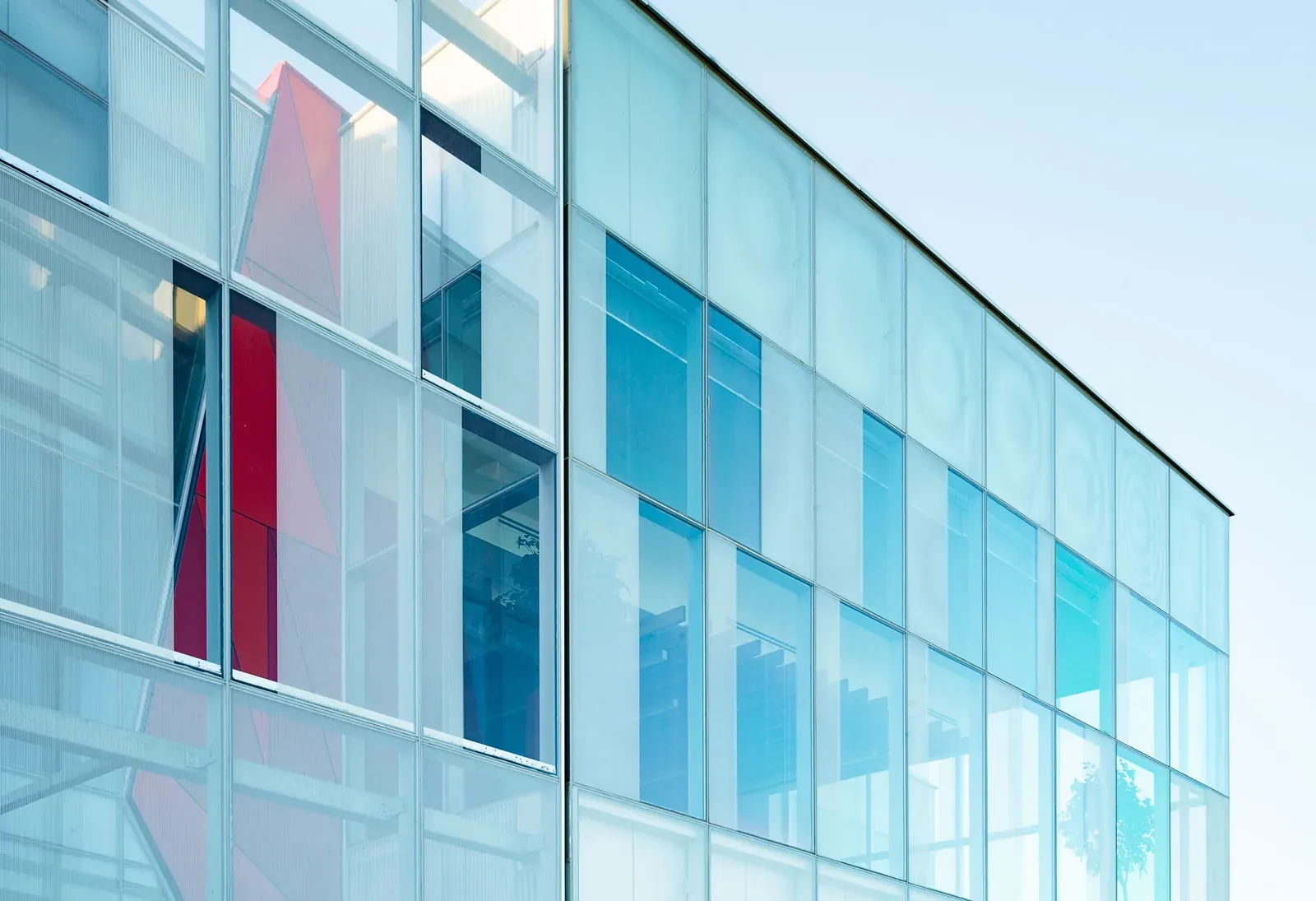 Modern aluminium and glass building facade — illustrative architectural reference